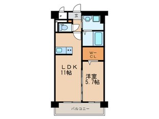 サンスクエアⅡの物件間取画像